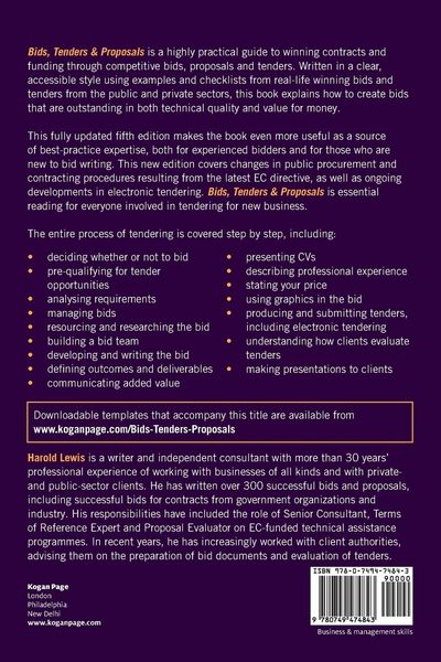 Produktbild: Bids, Tenders and Proposals