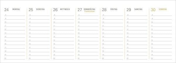 Produktbild: Katzen Premium-Tischplaner 2027 - Der literarische Wochenkalender mit Zitaten