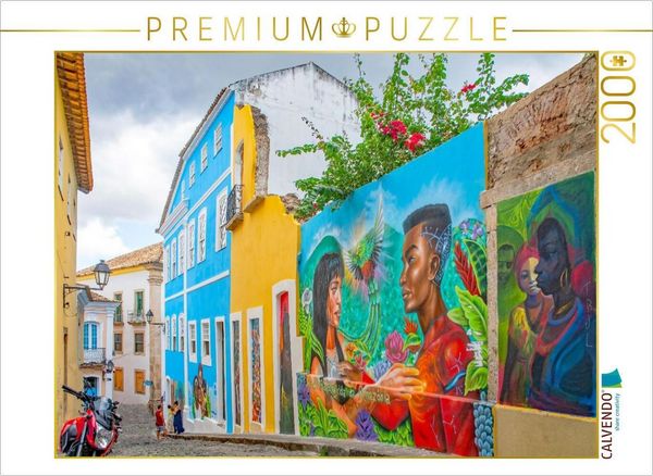 CALVENDO Puzzle Altstadt, Salvador de Bahia | 2000 Teile Lege-Größe 90x67cm Foto-Puzzle für glückliche Stunden