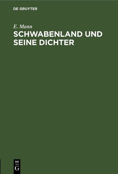 Produktbild: Schwabenland und seine Dichter