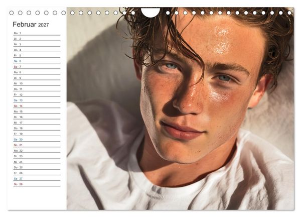 Produktbild: Sinnliche M&auml;nner (Wandkalender 2027 DIN A4 quer), CALVENDO Monatskalender