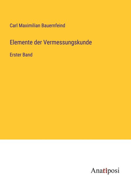 Produktbild: Elemente der Vermessungskunde