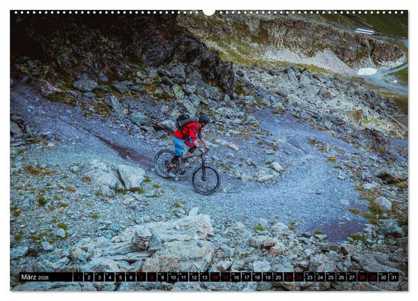 Produktbild: Downhill Action (Wandkalender 2026 DIN A2 quer), CALVENDO Monatskalender