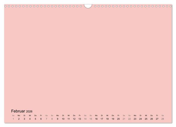 Produktbild: DIY Bastel-Kalender -Warme Pastell Farben- Zum Selbstgestalten (Wandkalender 2026 DIN A3 quer), CALVENDO Monatskalender