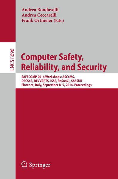 Produktbild: Computer Safety, Reliability, and Security