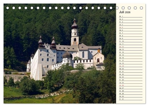 Produktbild: Vinschgau - Die Sonnenseite S&uuml;dtirols (Tischkalender 2026 DIN A5 quer), CALVENDO Monatskalender