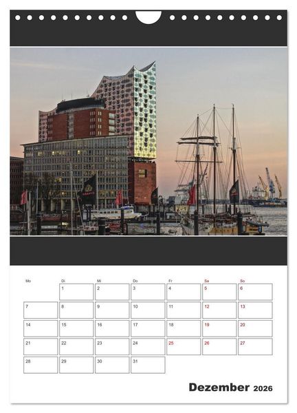 Produktbild: Spitze! Elbphilharmonie Hamburg 2026 (Wandkalender 2026 DIN A4 hoch), CALVENDO Monatskalender