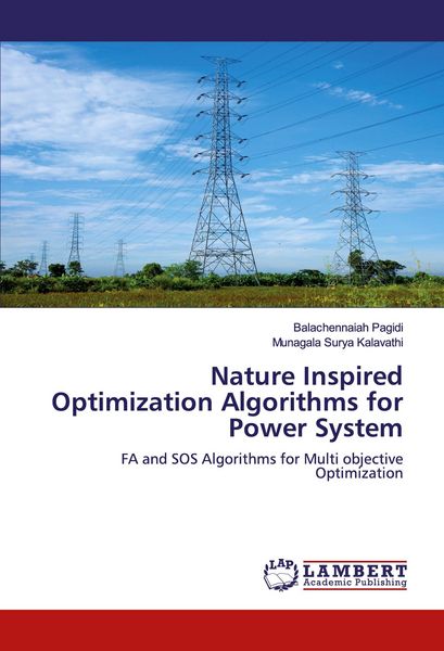 Produktbild: Nature Inspired Optimization Algorithms for Power System