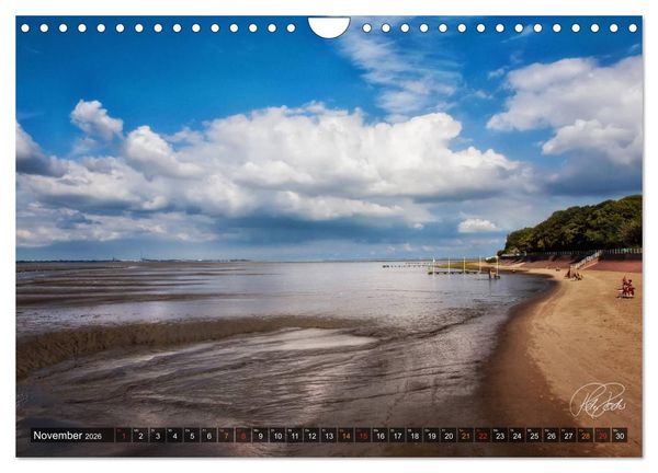 Produktbild: Friesland - Nordseebad Dangast / CH-Version (Wandkalender 2026 DIN A4 quer), CALVENDO Monatskalender