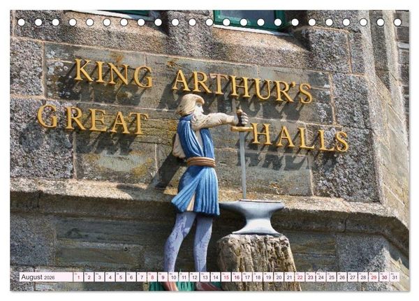 Produktbild: Cornwall im Fr&uuml;hling (Tischkalender 2026 DIN A5 quer), CALVENDO Monatskalender