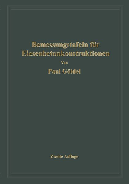 Produktbild: Bemessungstafeln f&uuml;r Eisenbetonkonstruktionen