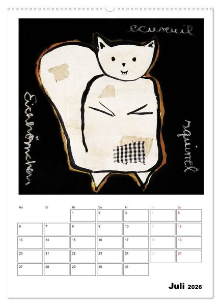Produktbild: little pets (Wandkalender 2026 DIN A2 hoch), CALVENDO Monatskalender