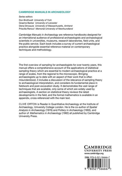 Produktbild: Sampling in Archaeology