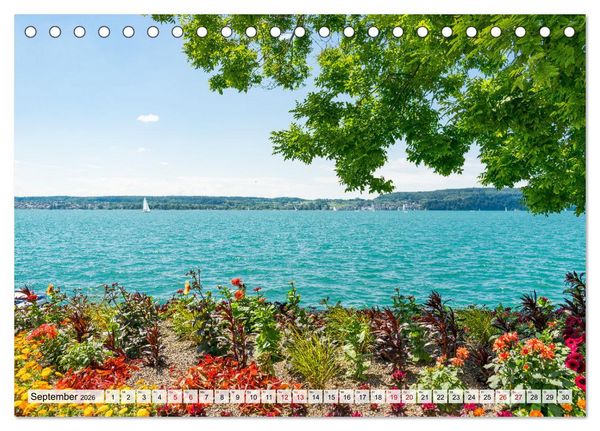Produktbild: Traumhafter Bodensee (Tischkalender 2026 DIN A5 quer), CALVENDO Monatskalender