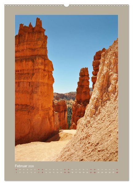 Produktbild: Erlebe mit mir den Bryce Canyon Nationalpark (hochwertiger Premium Wandkalender 2026 DIN A2 hoch), Kunstdruck in Hochglanz