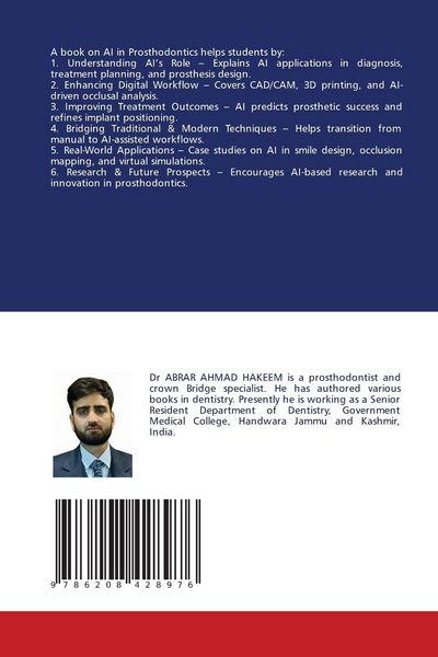 Produktbild: Artificial Intelligence in Prosthodontics