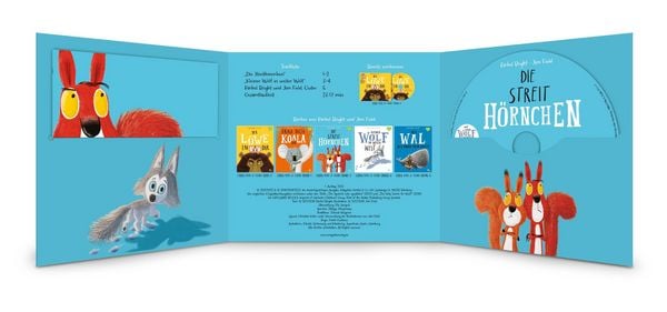 Produktbild: Die Streith&ouml;rnchen / Kleiner Wolf in weiter Welt (Audio-CD)