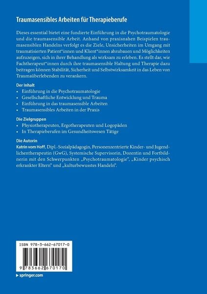 Produktbild: Traumasensibles Arbeiten f&uuml;r Therapieberufe
