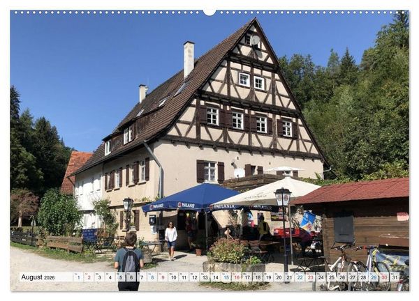 Produktbild: Rund um T&uuml;bingen und Sch&ouml;nbuch (hochwertiger Premium Wandkalender 2026 DIN A2 quer), Kunstdruck in Hochglanz