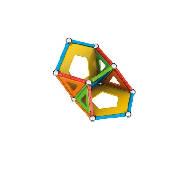 Produktbild: Invento 507058 - Geomag Classic Supercolor Panels Recycled 52 pcs, Magnetischer Baukasten, Magnetspielzeuge