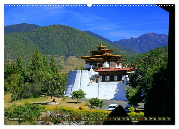 Produktbild: K&ouml;nigreich Bhutan - Juwel am Himalaya (Wandkalender 2026 DIN A2 quer), CALVENDO Monatskalender