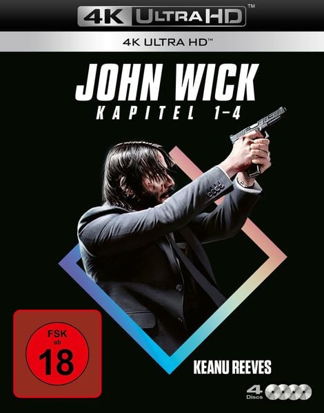 John Wick - Kapitel 1-4 (4 4K Ultra HDs)