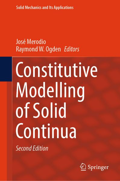 Produktbild: Constitutive Modelling of Solid Continua