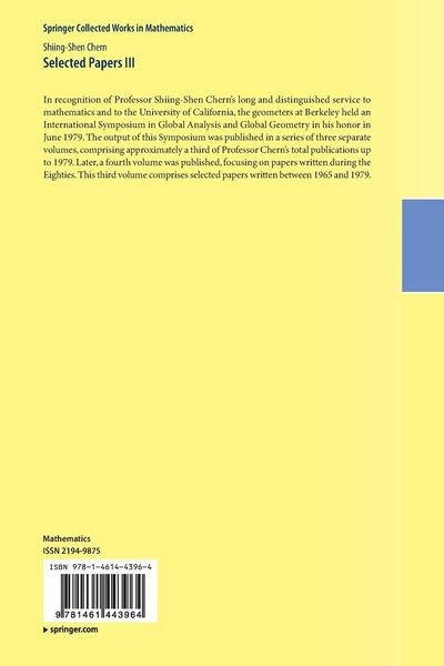 Produktbild: Selected Papers III