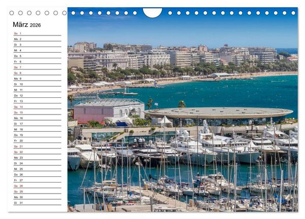 Produktbild: C&Ocirc;TE D&rsquo;AZUR Bezaubernde Orte (Wandkalender 2026 DIN A4 quer), CALVENDO Monatskalender