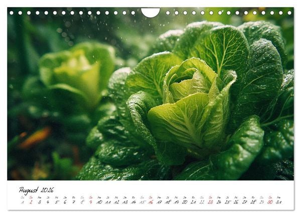 Produktbild: Gem&uuml;segarten - Gem&uuml;se aus dem eigenen Garten (Wandkalender 2026 DIN A4 quer), CALVENDO Monatskalender