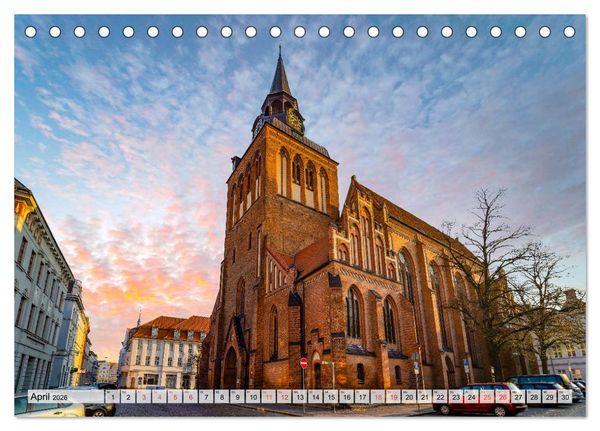 Produktbild: G&uuml;strow Impressionen (Tischkalender 2026 DIN A5 quer), CALVENDO Monatskalender