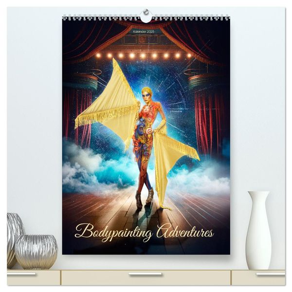 Bodypainting Adventures (hochwertiger Premium Wandkalender 2025 DIN A2 hoch), Kunstdruck in Hochglanz