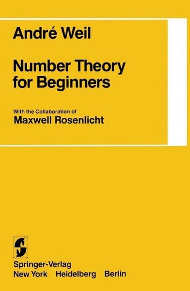 Produktbild: Number Theory for Beginners