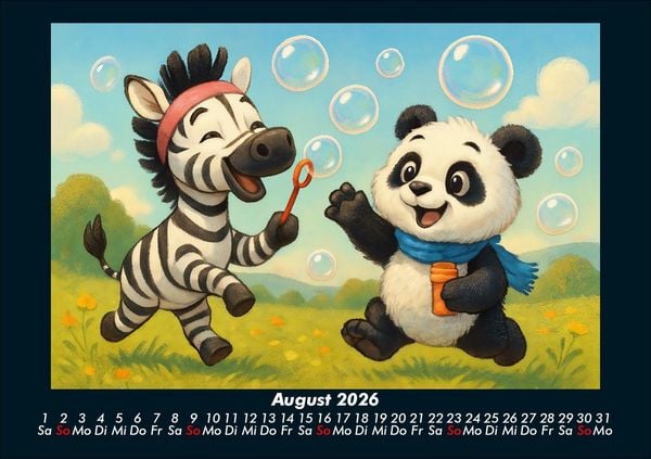 Produktbild: Zara & Pippin - Beste Freunde f&uuml;rs Jahr 2026 Fotokalender DIN A5