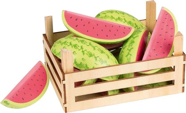 Produktbild: Goki 51673 - Melonen in Obstkiste