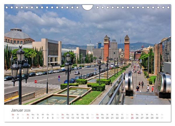 Produktbild: Barcelona im Auge der Kamera (Wandkalender 2026 DIN A4 quer), CALVENDO Monatskalender