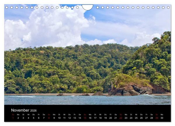 Produktbild: Costa Rica - Regenwald und Vulkane (Wandkalender 2026 DIN A4 quer), CALVENDO Monatskalender