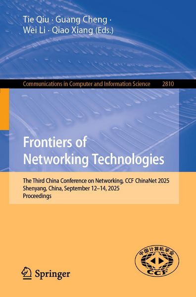Produktbild: Frontiers of Networking Technologies