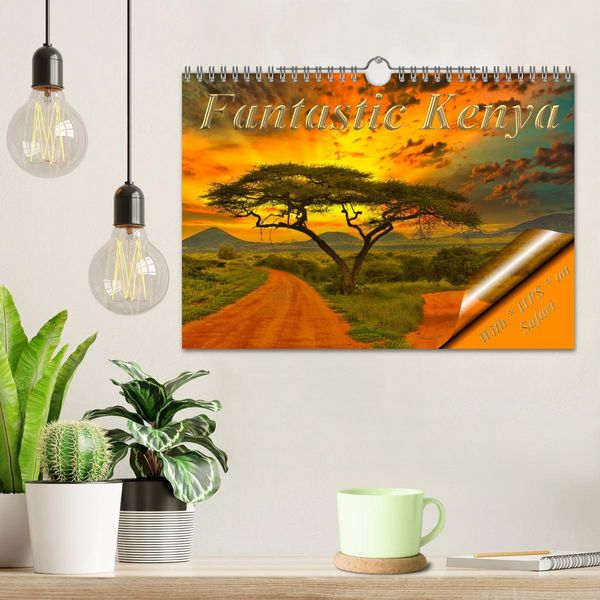Produktbild: Fantastic Kenya (Wall Calendar 2026 DIN A4 landscape), CALVENDO 12 Month Wall Calendar