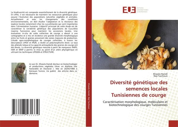 Produktbild: Diversit&eacute; g&eacute;n&eacute;tique des semences locales Tunisiennes de courge