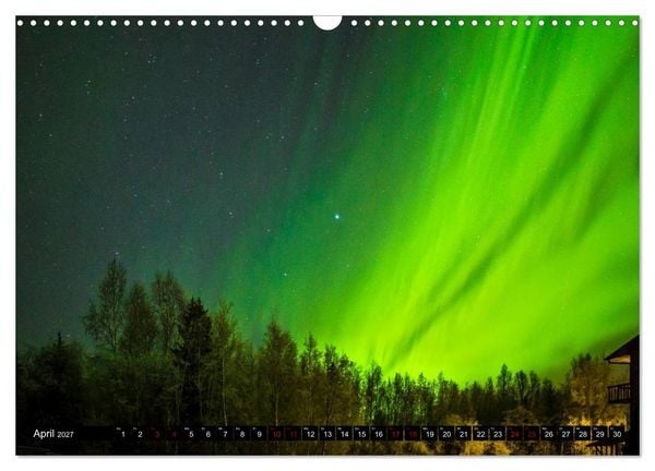 Produktbild: Aurora in Alaska (Wandkalender 2027 DIN A3 quer), CALVENDO Monatskalender