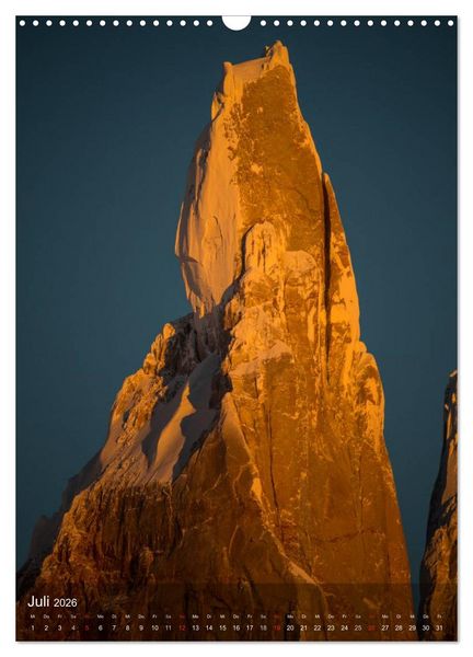 Produktbild: Magische Berge Patagoniens: Cerro Torre (Wandkalender 2026 DIN A3 hoch), CALVENDO Monatskalender