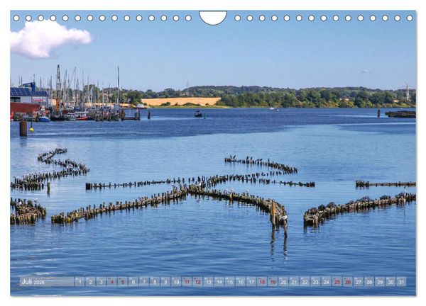 Produktbild: Impressionen von der Schlei - Deutschlands einzigem Fjord (Wandkalender 2026 DIN A4 quer), CALVENDO Monatskalender