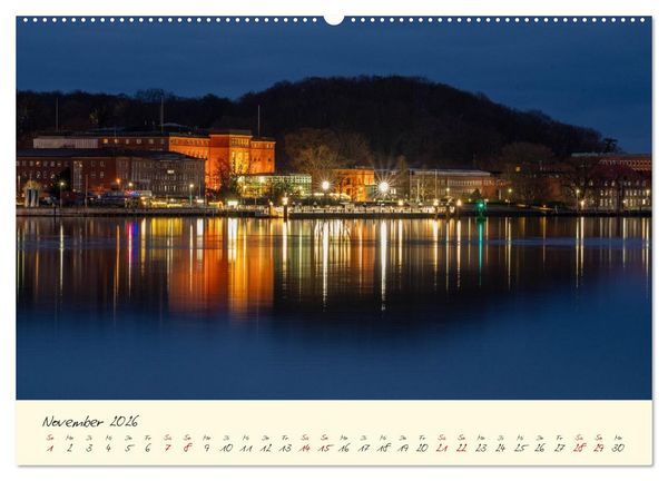Produktbild: Kiel &ndash; Maritimes Flair im Wandel der Jahreszeiten (hochwertiger Premium Wandkalender 2026 DIN A2 quer), Kunstdruck in Hochglanz