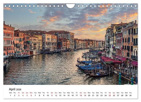 Produktbild: Beautiful Venice (Wall Calendar 2026 DIN A4 landscape), CALVENDO 12 Month Wall Calendar