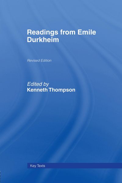 Produktbild: Readings from Emile Durkheim