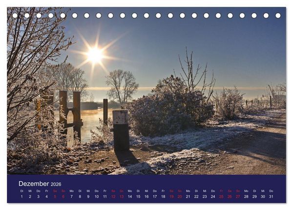 Produktbild: Weser-Impressionen (Tischkalender 2026 DIN A5 quer), CALVENDO Monatskalender