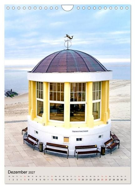Produktbild: Borkum Strandspaziergang (Wandkalender 2027 DIN A4 hoch), CALVENDO Monatskalender