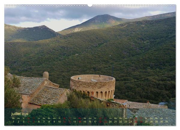 Produktbild: Les balades au Cap Corse (Calendrier mural 2026 DIN A2 vertical) calendrier de bureau