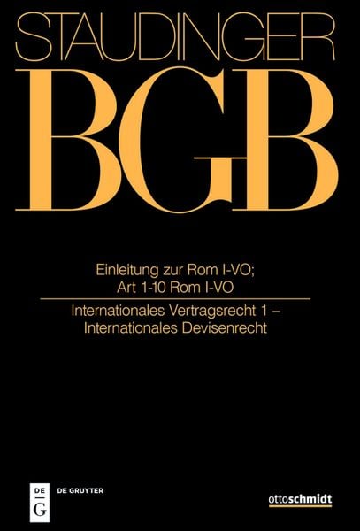Produktbild: Einleitung zur Rom I-VO; Art 1-10 Rom I-VO